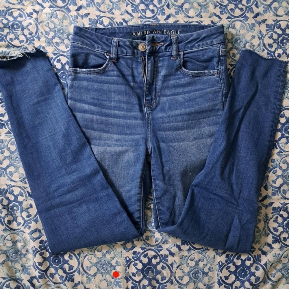 American Eagle high rise skinny jeans
